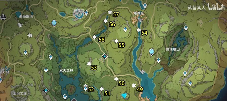 原神110草神瞳收集攻略（寻找神秘眼睛，揭开枫丹白露的真相）