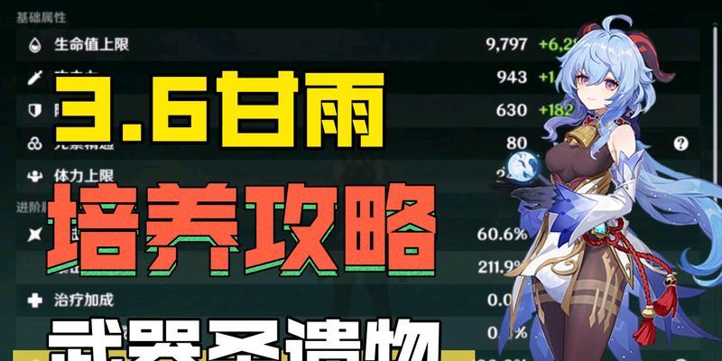 《探索原神世界，解锁甘羽攻略》（打造最强甘羽阵容，征服原神大陆）